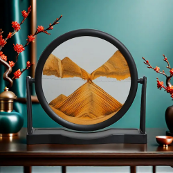 3D Kvicksand  Dynamisk Sandlandskab  "Gul"