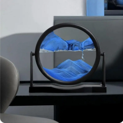 3D Kvicksand  Dynamisk Sandlandskab  "Blå"