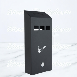 Vægaskebæger "Mailbox" Sort   14,7x32,5 x 6,1cm