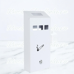 Vægaskebæger "Mailbox"  Hvid   14,7x32,5 x 6,1cm