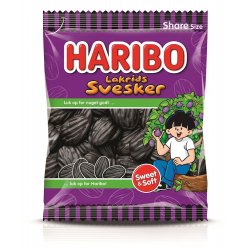 Haribo Lakrids Svesker 120 Gr