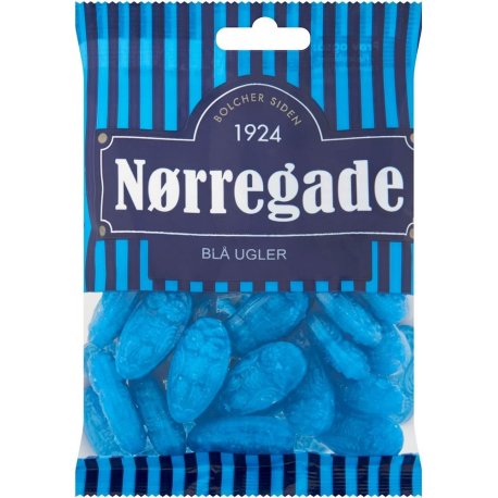 Nørregade Blå Ugler 100 gr