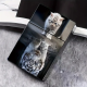 Cigaret Etui Kort m Click  "Kat/Tiger"