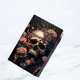 Cigaret Etui Kort m Click  "Skull Hell Rose"