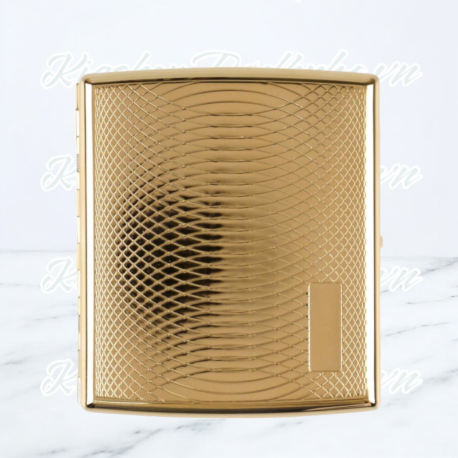 jean claude cigarette case JC Brushed for 18 King Size Cigarettes Zigarettenetui Jean Claude Messing gold