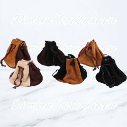 Tobaks Taske Lille Ruskind Assorteret Farver