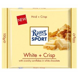 Ritter Sport Hvid Crisp 100 gr