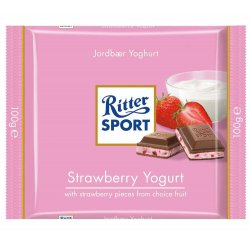 Ritter Sport Jordbær Yoghurt  100gr
