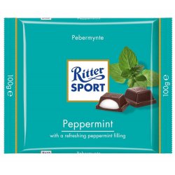 Ritter Sport Pebermynte 100 gr