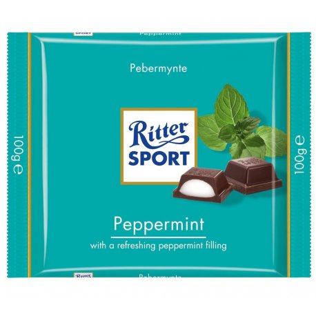 Ritter Sport Pebermynte  100gr
