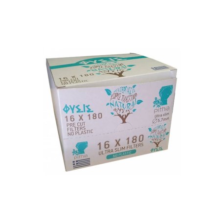PYTHIA Filtre Ultra Slim NATURAL Rå Uden Plastik 5,7 mm