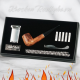 JEAN CLAUDE "Premium Set" Lige Brun  Akrylpibe