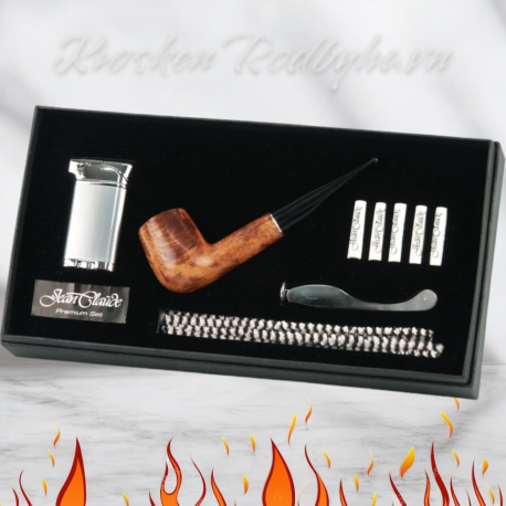 JEAN CLAUDE "Premium Set" Lige Brun  Akrylpibe