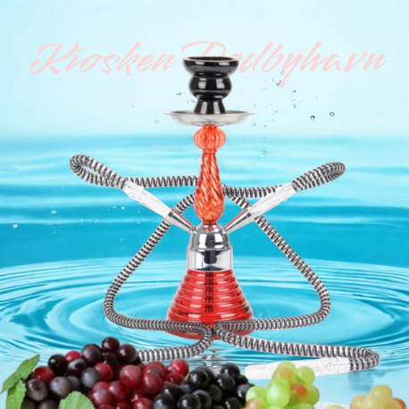 Shisha "Doha"  Rød  30 cm