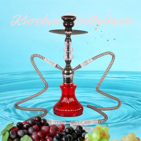 Shisha "Akaba"  rød 40 cm