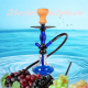 Shisha "Aisha" Gennemsigtig, Base Blå  38 cm