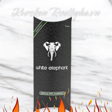 White Elephant Piperenser  Hvid Konisk 17,5 cm, 100 stk