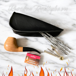 JEAN CLAUDE  Pibestartsæt Sort Læderlook/Natur Pol