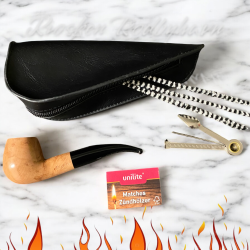 JEAN CLAUDE  Pibestartsæt Sort Læderlook/Natur Pol