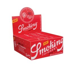 Smoking King Size Slim Thinnest "Rød"