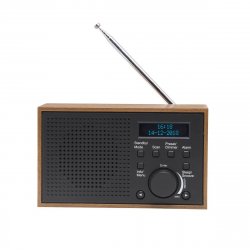 Denver DAB-46 DAB+ Radio (alarmFM) Mørkegrå