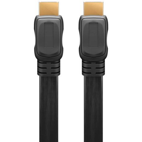 Goobay High Speed HDMI Kabel m/Ethernet - Fladt (1,5 m)