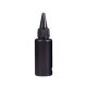 Plastik Flaske Med Hætte Sort  30 ml