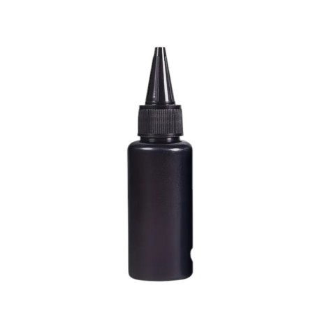 Plastik Flaske Med Hætte Sort  30 ml
