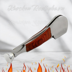 Pibeværktøj Krom Træhåndtag Brun  "3 delt"