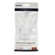 Sinox One 230V USB A oplader. 1,0A. Hvid