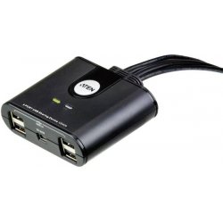 ATEN US424-AT 4 porte USB 2.0-omskifter Sort