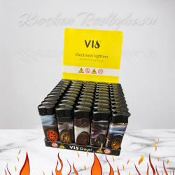 VIS Elektronisk Lighter "Biler"