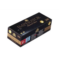 IMPERATOR  Super Long Filterrør  "200 stk"  Sort