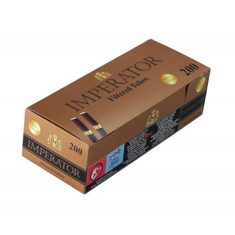 IMPERATOR  Super Long Filterrør  "200 stk"  Brun