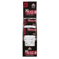 Gizeh Black XL Slim Filter 6mm Xtra long  "100 stk"