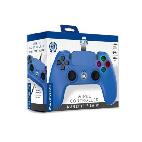 Wired Controller for PS4 with 3M Cable  "Blå"