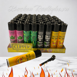 Clipper  Lighter  "Weed Slogan 14"