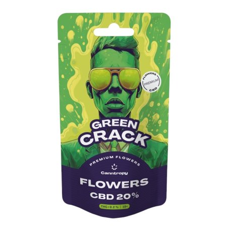 Canntropy Flower Green Crack 20% CBD   "1 gram"