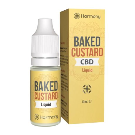 Harmony E-væske Baked Custard 600mg CBD   "10 ml"