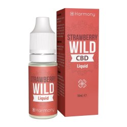 Harmony E-væske Wild Strawberry 600mg CBD   "10 ml"
