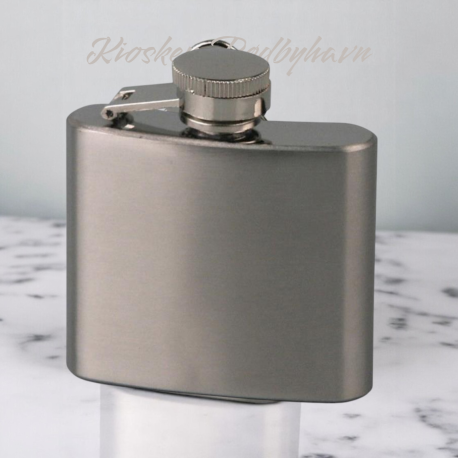 Lommelærke Satineret Rustfrit Stål  60 ml