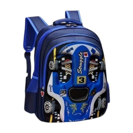 Skoletaske Racer Blå