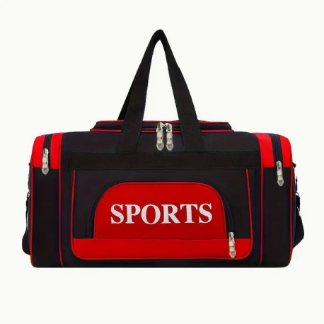 Sports Taske Nylon  "Rød"