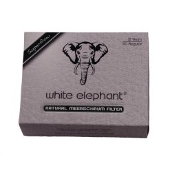 White Elephant Natural Meerschaum Filter 9mm