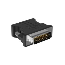 Sinox DVI - VGA Adapter. Sort