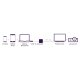 Marmitek USB-C to DVI Adapter. 0,15 m