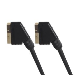 Sinox One Scart Kabel. 0,75m. Sort