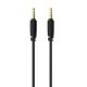 Sinox PRO 3,5mm mini jack Kabel. 1m. Sort
