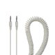 Sinox One mini jack kabel. 1m. Hvid  Spiral