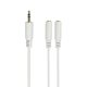 Sinox One Hovedtelefon Fordeler. 0,2m. Hvid